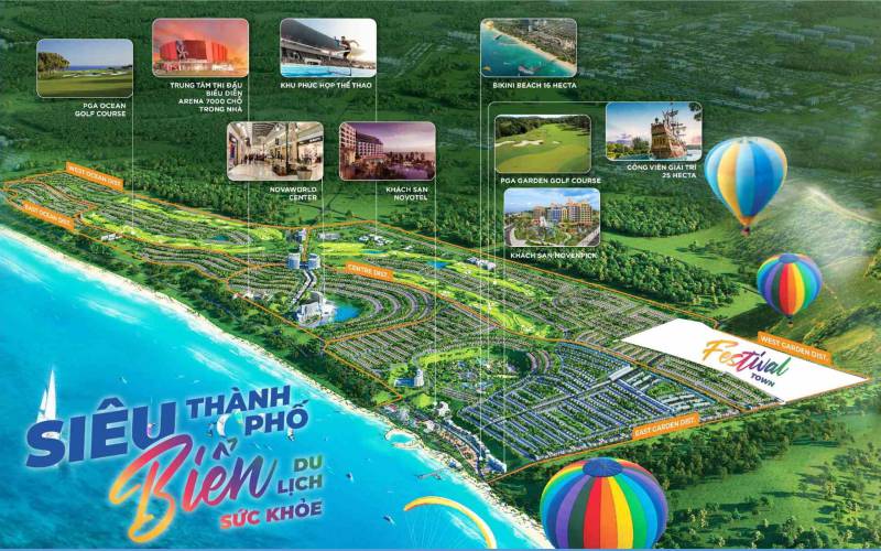 vi tri festival novaworld phan thiet